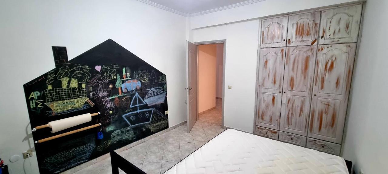 Sea View Apartment Alykes Potamou Bagian luar foto
