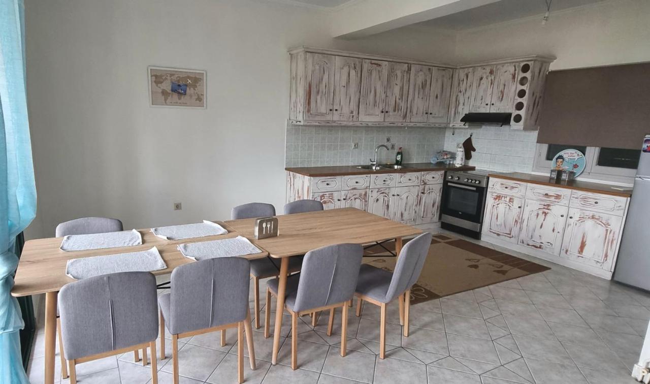 Sea View Apartment Alykes Potamou Bagian luar foto