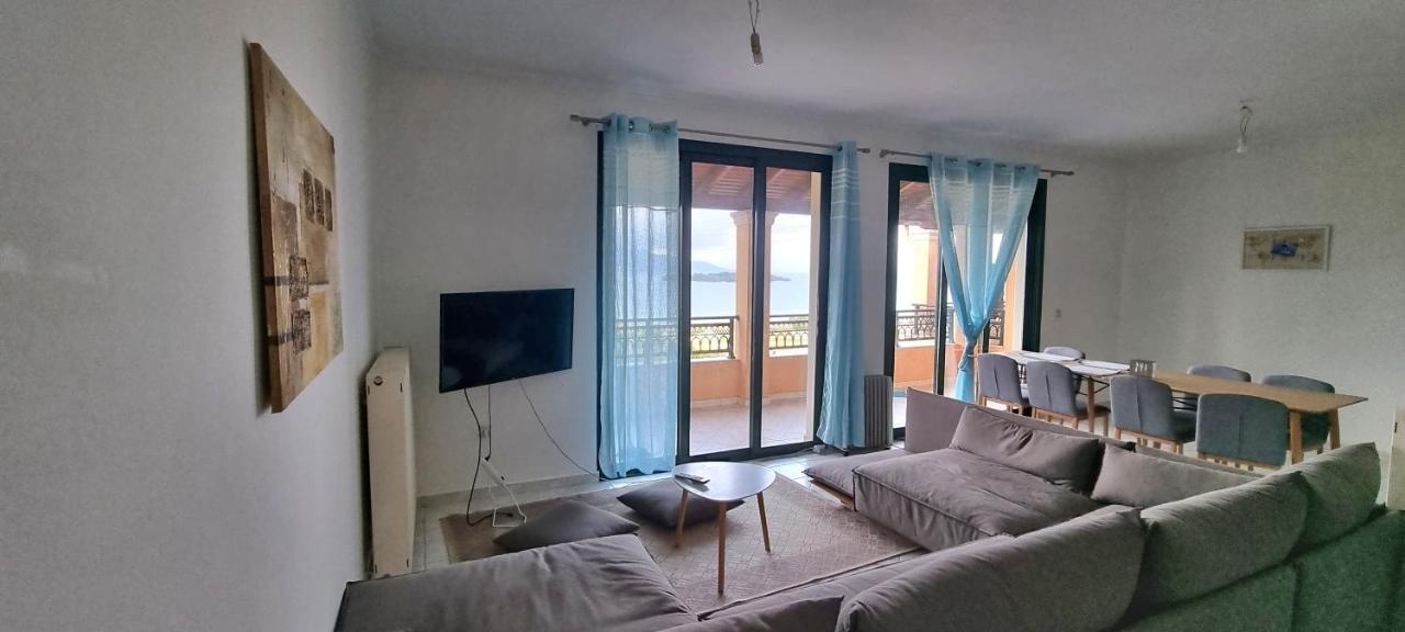 Sea View Apartment Alykes Potamou Bagian luar foto
