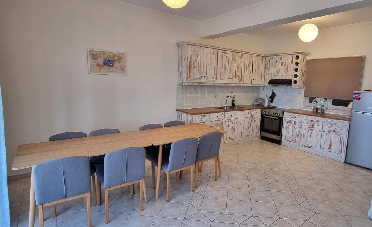 Sea View Apartment Alykes Potamou Bagian luar foto